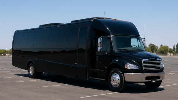 Exterior of Charter Bus Company Cheyenne's 15 Passenger Minibus in Cheyenne