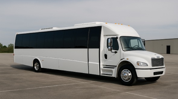 Exterior of Charter Bus Company Cheyenne's 20 Passenger Mini bus in Cheyenne
