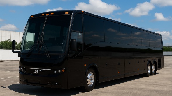 Exterior of Charter Bus Company Cheyenne's 50 Passenger Charter Bus in Cheyenne