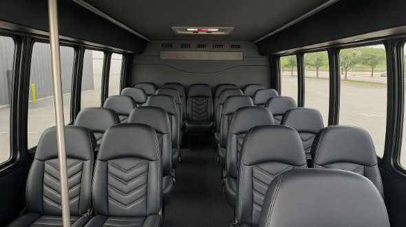 cheyenne 28 passenger minibus inside
