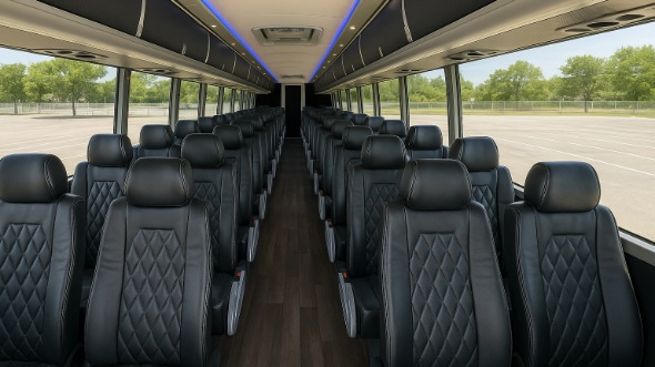 cheyenne 55 passenger charter bus rental
