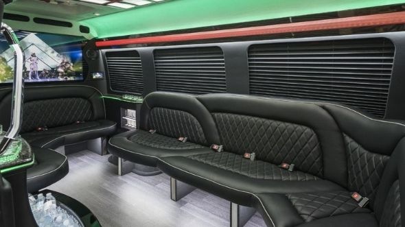 cheyenne sprinter limo rental inside